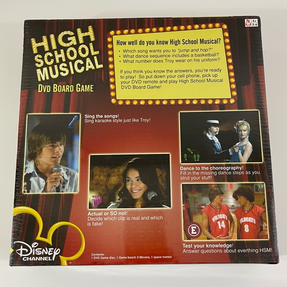 High School Musical DVD Board Game Sealed New In Box - Picture 2 of 11